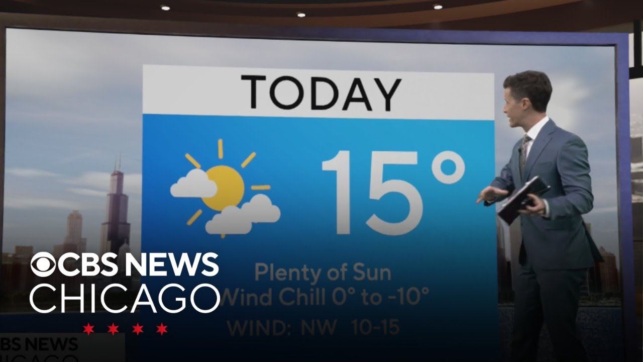 Highs in the teens on Wednesday in Chicago