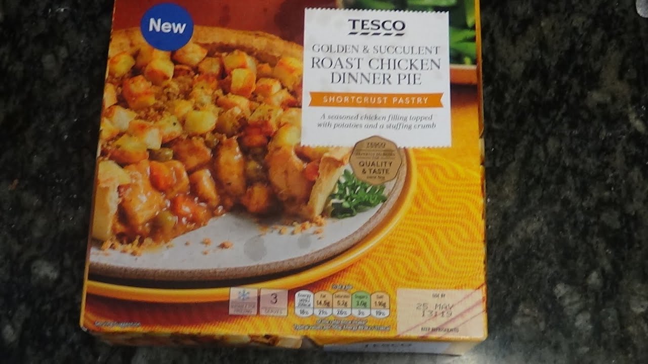 New Tesco Roast Chicken Dinner Pie Sounds Good To Me But is it?