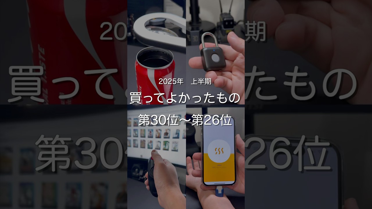 2025年上半期買ってよかったもの第30位〜第26位　#ガジェット
