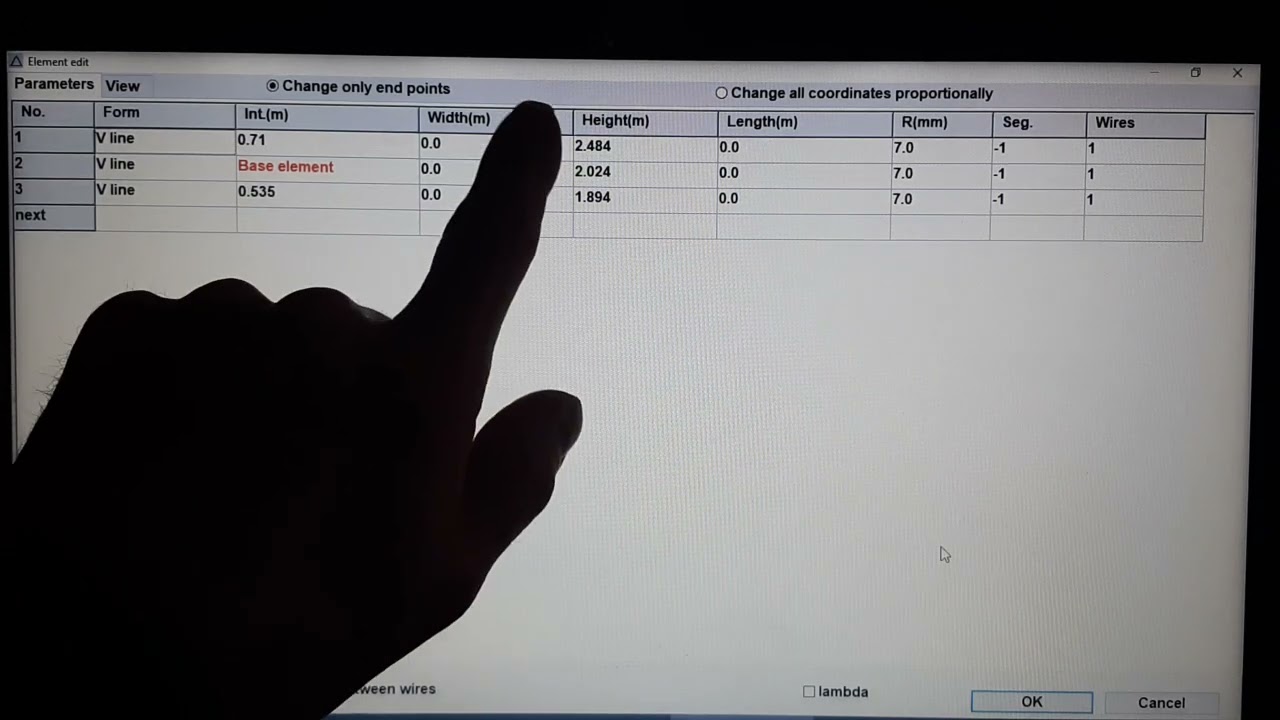 RHA68 Sirio 3el yagin mallinnusta MMANA ohjelmalla