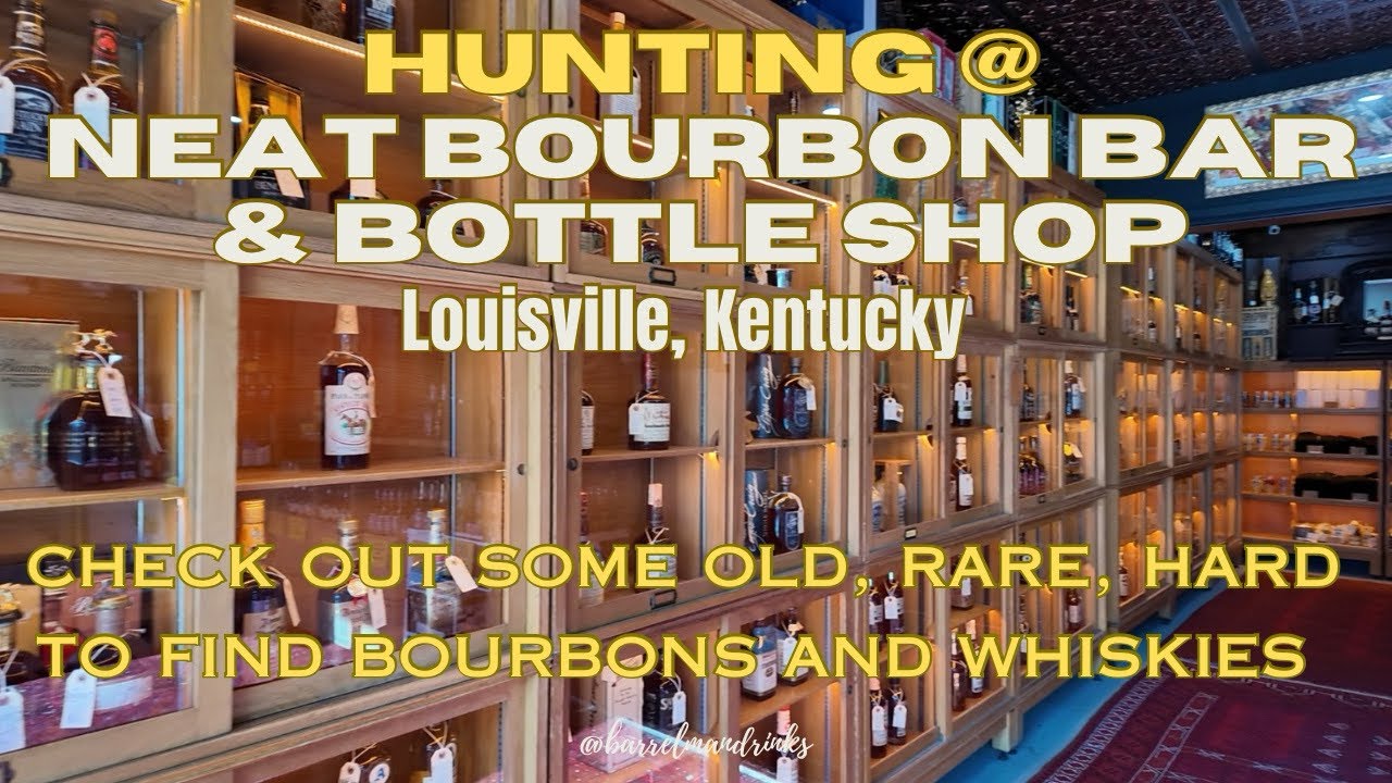 Охота в NEAT Bourbon Bar & Bottle Shop — Луисвилл, Кентукки. Самые старые бутылки, которые я когд...