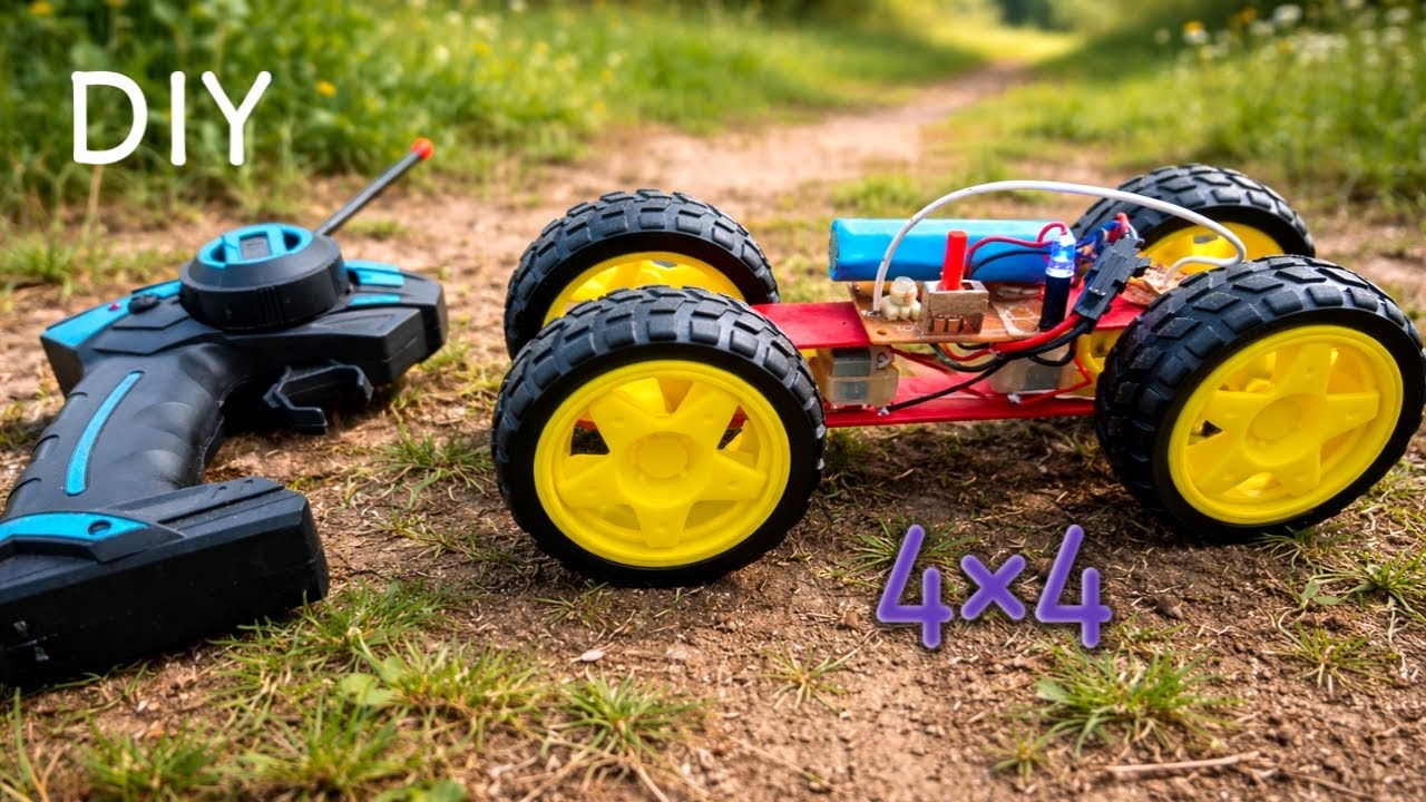 How to Make a 4×4 RC Car | DIY