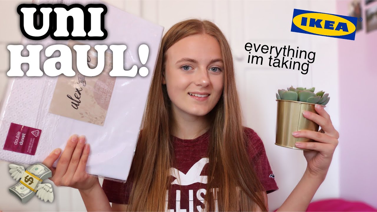 UNIVERSITY HAUL (ikea, Costco, wilko & more) + what I'm taking