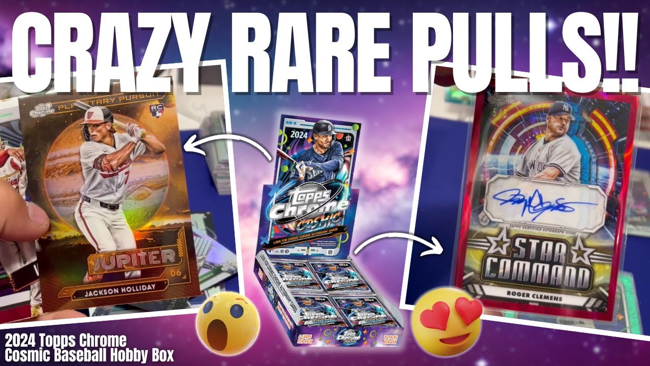 INSANE JACKSON HOLLIDAY HIT! RARE Planetary Pursuit from 2024 Topps Cosmic Chrome Baseball Hobby Box