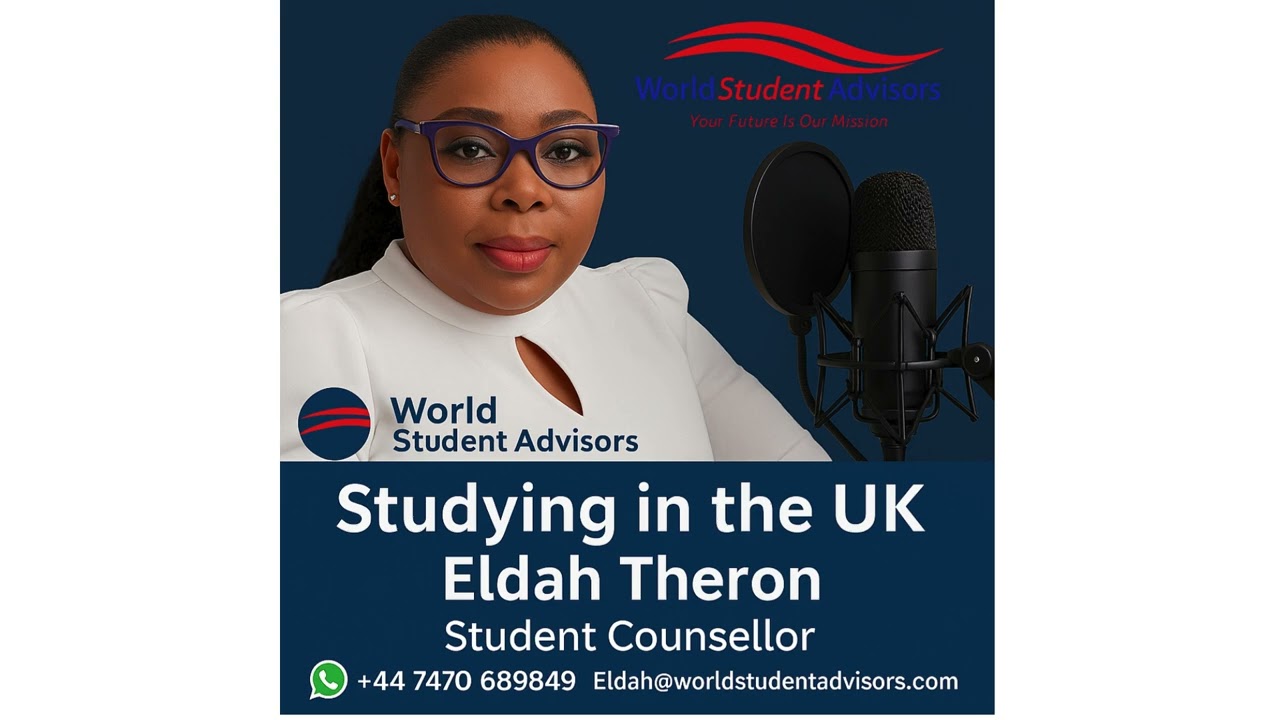 Hello from Eldah Theron, Student Counsellor from World Student Advisors,