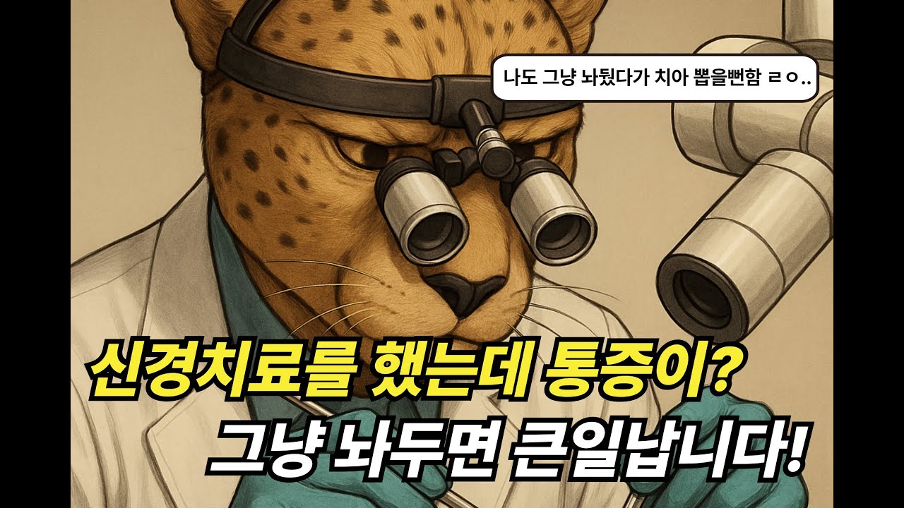 😰 잇몸 고름주머니가 계속 생긴다면? 재신경치료로 해결한 7년 경과 후기