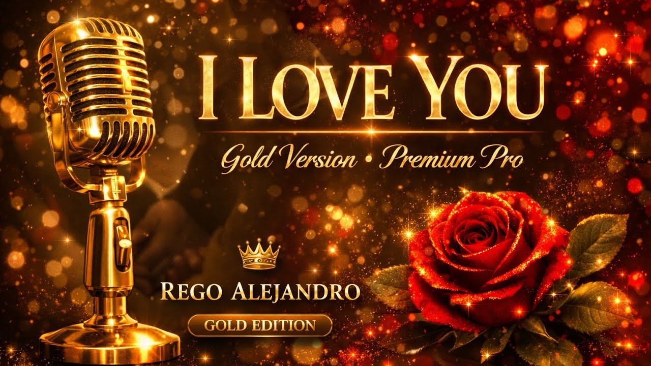 I LOVE YOU ❤️ | GOLD VERSION | Premium Pro – Rego Alejandro 👑