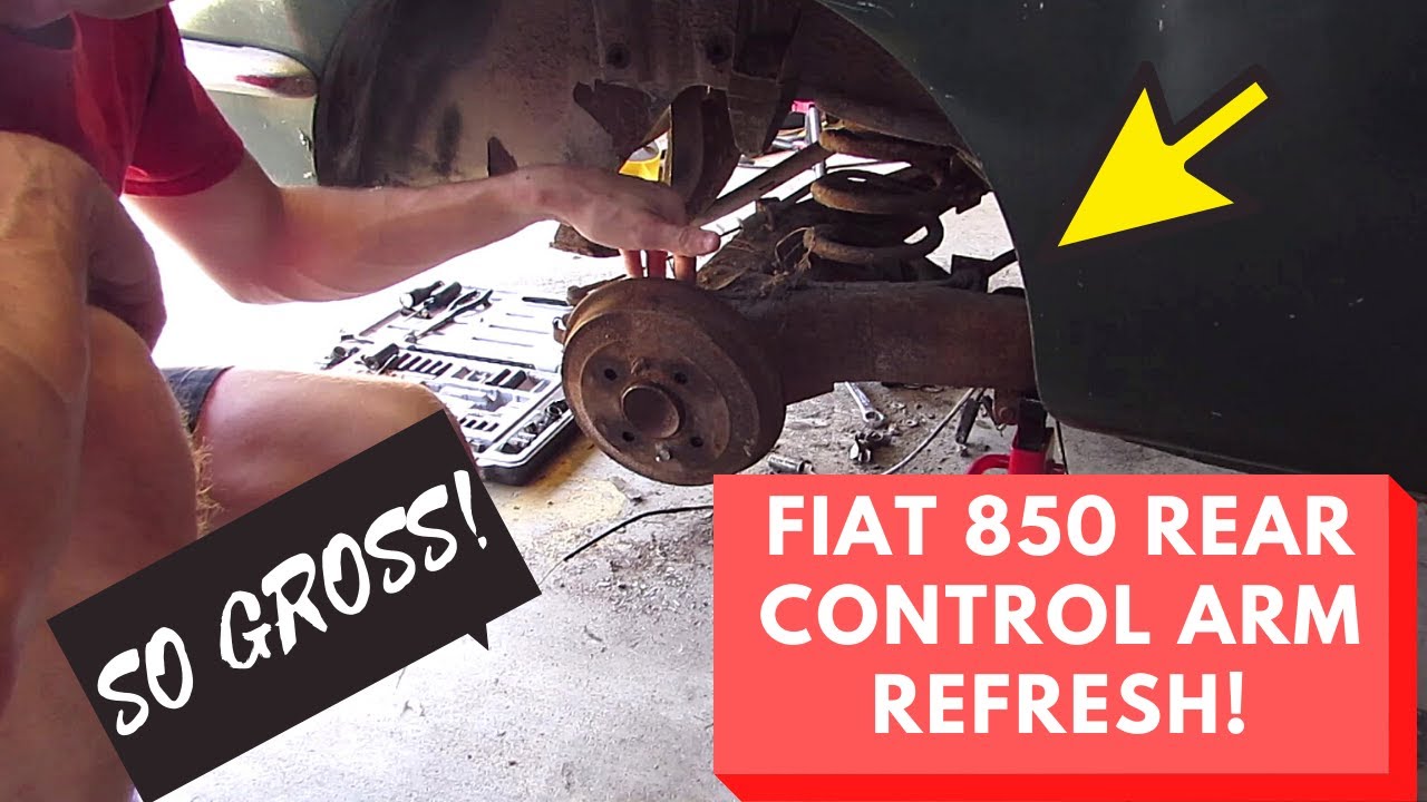 Эпизод 8: Обновление заднего рычага подвески Fiat 850 Spider 1968 года! ТАКОЙ УЖАС!! Можно ли его...