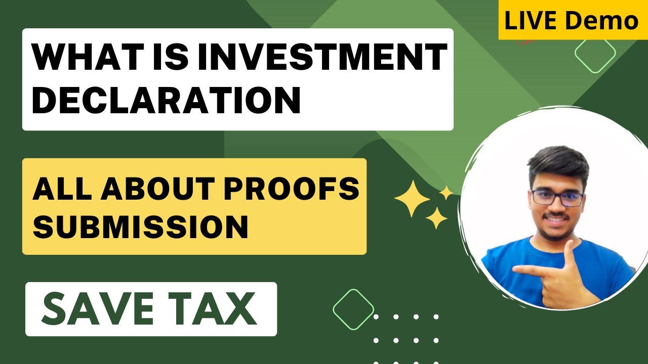 What is Investment Declaration for Income Tax?  Investment Proof Submission | Form 12BB -2024- Hindi