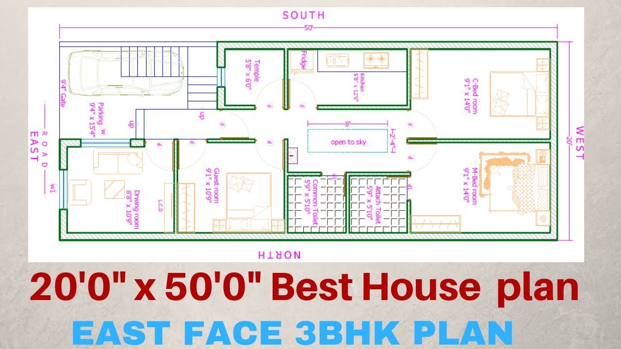 20' X 50'0