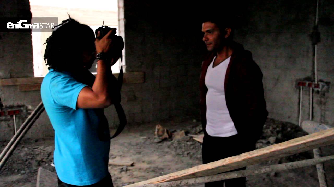 Asser Yassin Cover Shoot for eniGma Star Magazine كواليس تصوير غلاف مجلة إنجما ستار مع آسر ياسين
