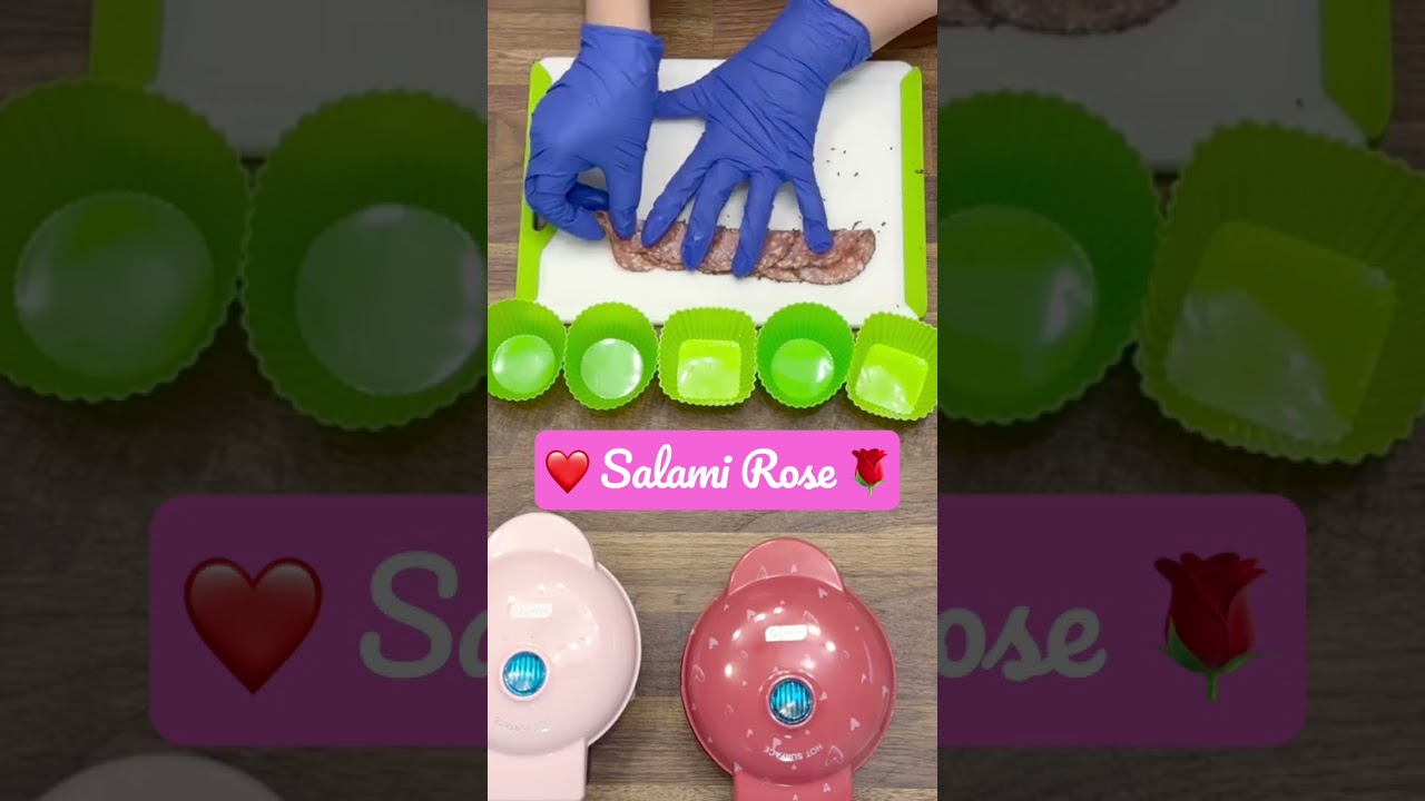 How to make Salami Rose 🌹 for Valentine’s Day 