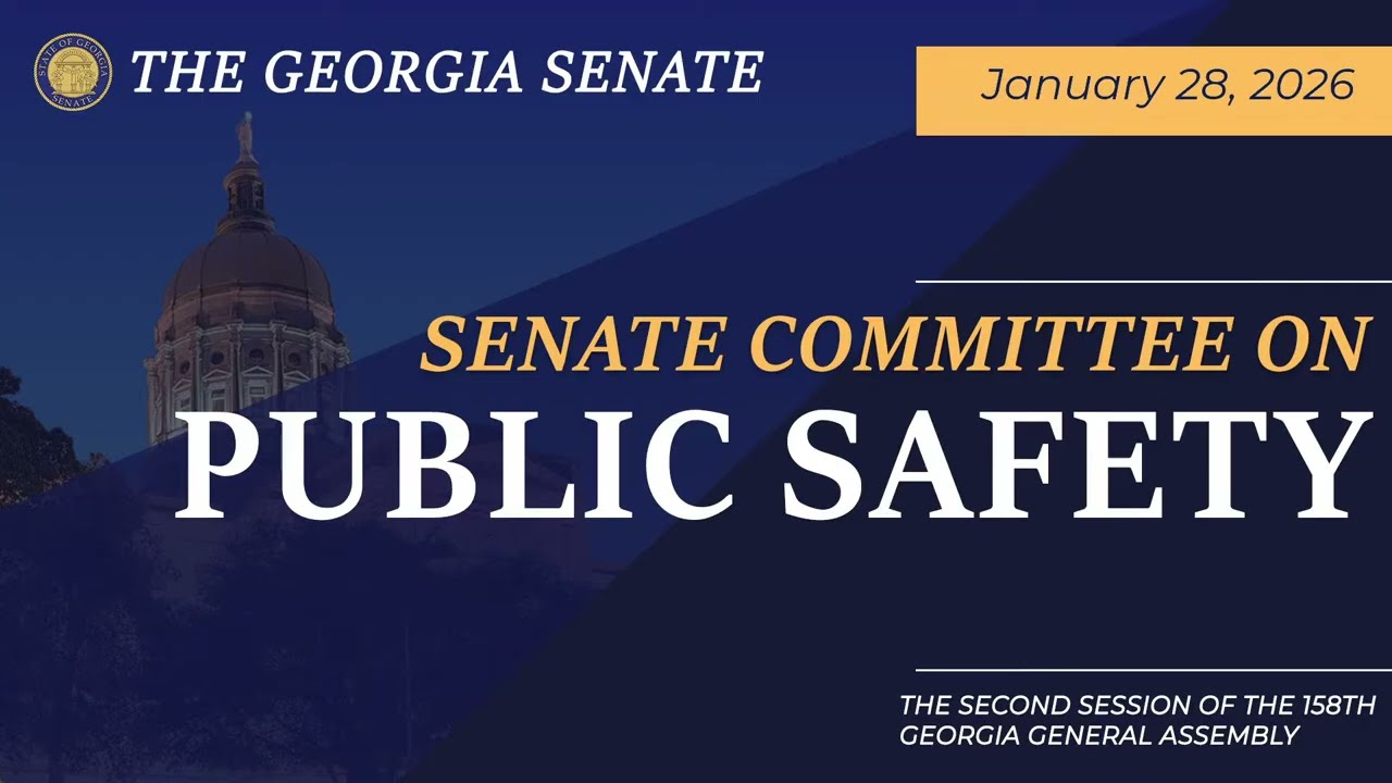 01/28/2026 Senate Committee on Public Safety