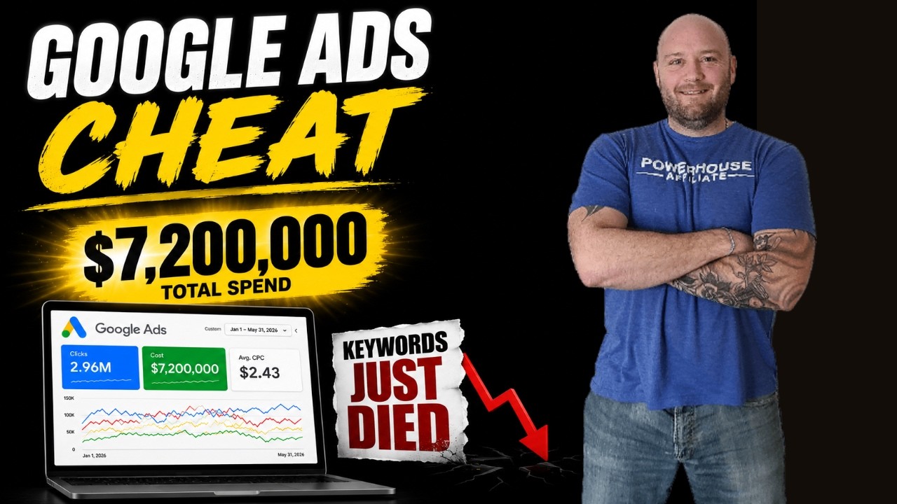  $7,200,000 Google Ads Affiliate - How to Cheat the Google Ads AI Algorithm (Legally)
