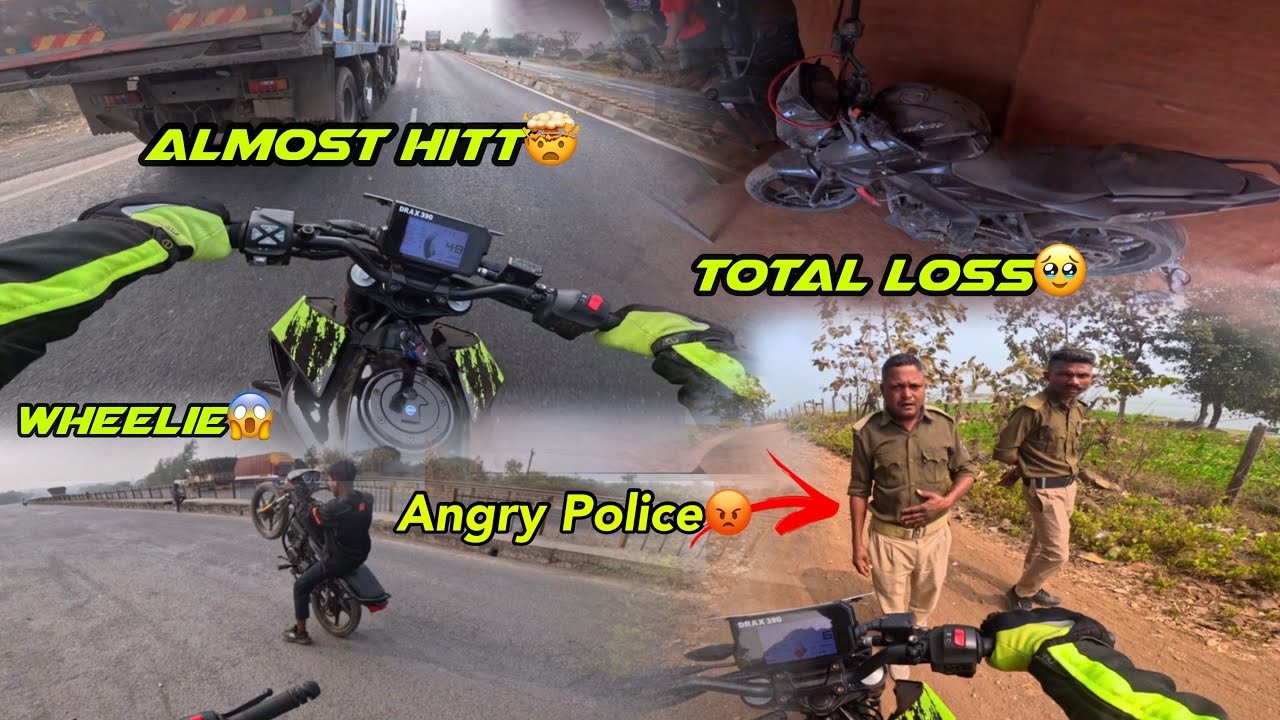 Police ne pakad lia🥵 | Almos hitt Total Loss Ns200🥺