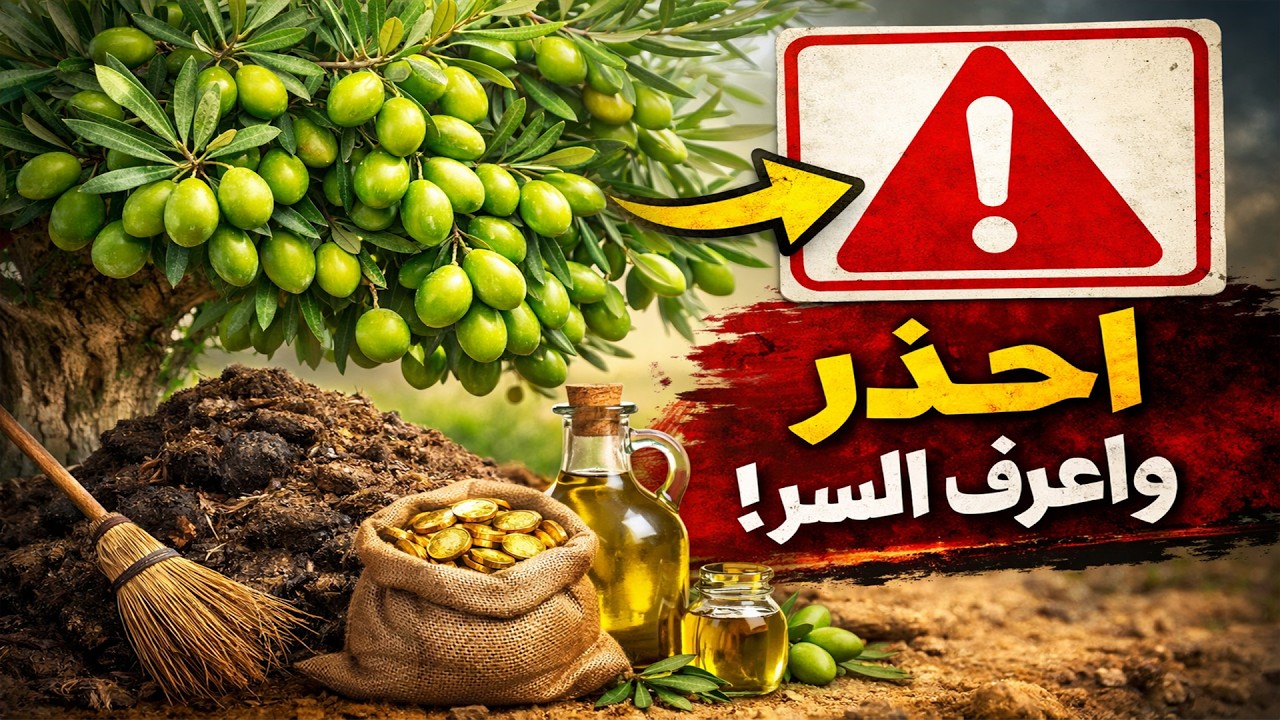 كارثة التسميد العضوي اللي بيخلي شجرة الزيتون تفرقع محصول!