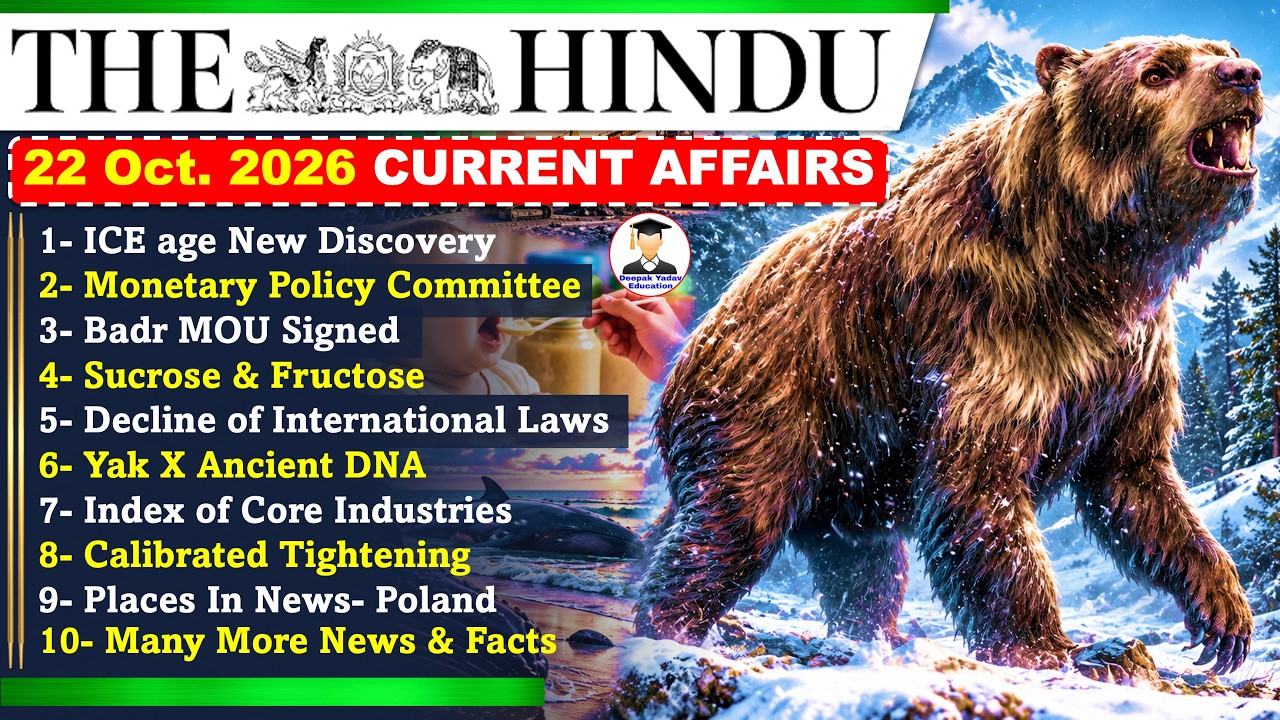 The Hindu Newspaper Analysis Today | 22 October 2026 | Current Affairs | Editorial Analysis | UPSC