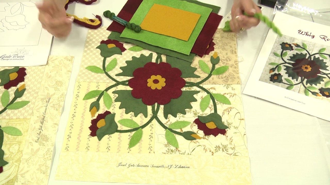 Tips on Wool Appliqué by Deb Tirico