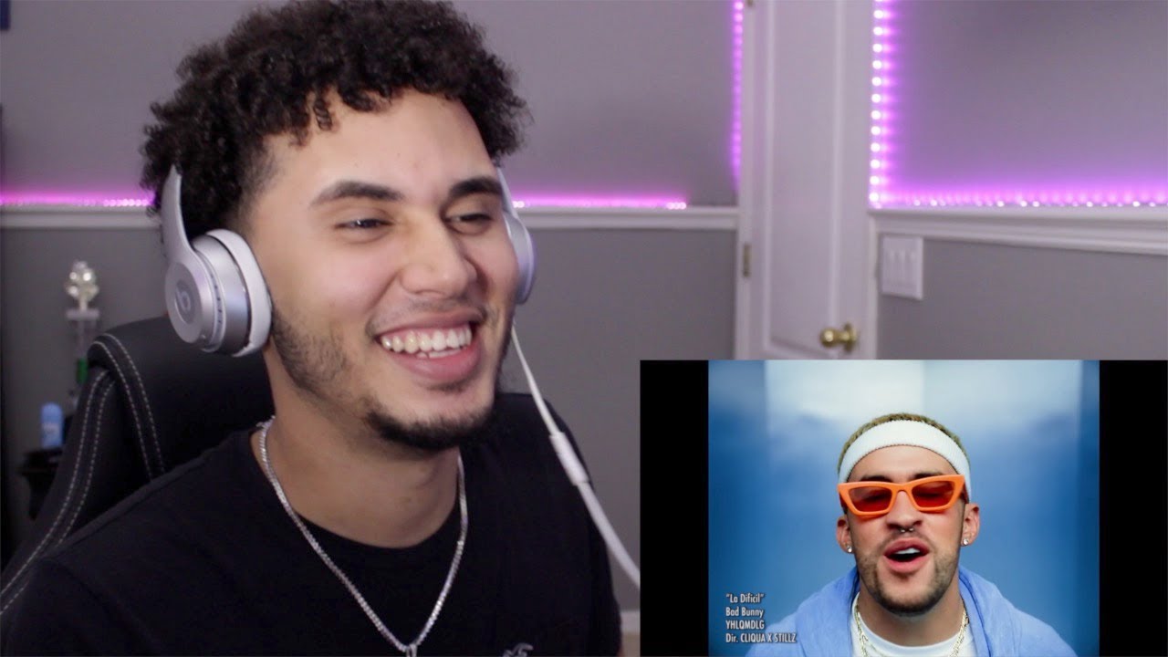 (REACCION) La Difícil - Bad Bunny (Video Oficial ) | YHLQMDLG