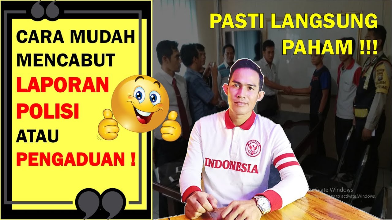 Cara Mencabut Laporan Polisi Atau Pengaduan