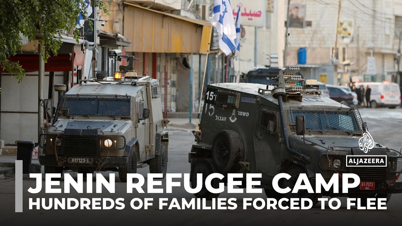 Jenin refugee camp under attack: Hundreds of families forced to flee