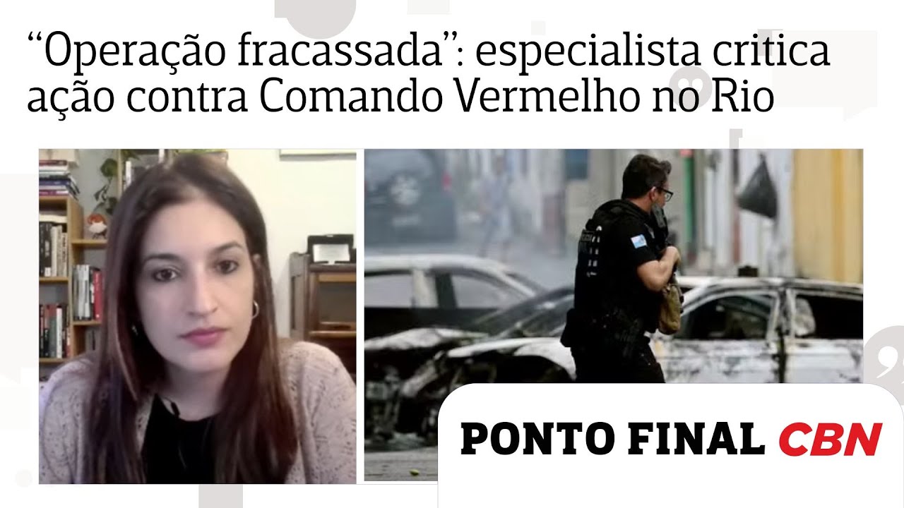 PEC da Seguran&ccedil;a P&uacute;blica n&atilde;o teria feito diferen&ccedil;a em opera&ccedil;&atilde;o contra CV no Rio, diz Samira Bueno