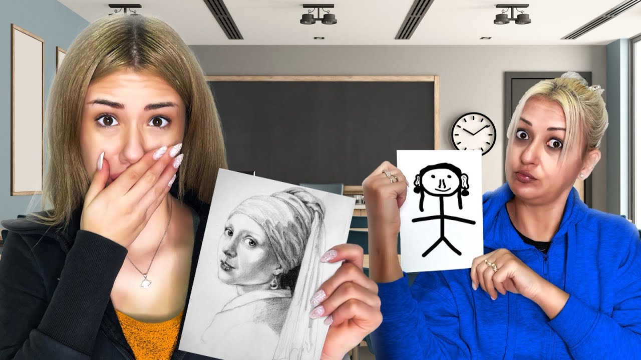TAKMIČENJE U CRTANJU SA MAMOM *svađa*