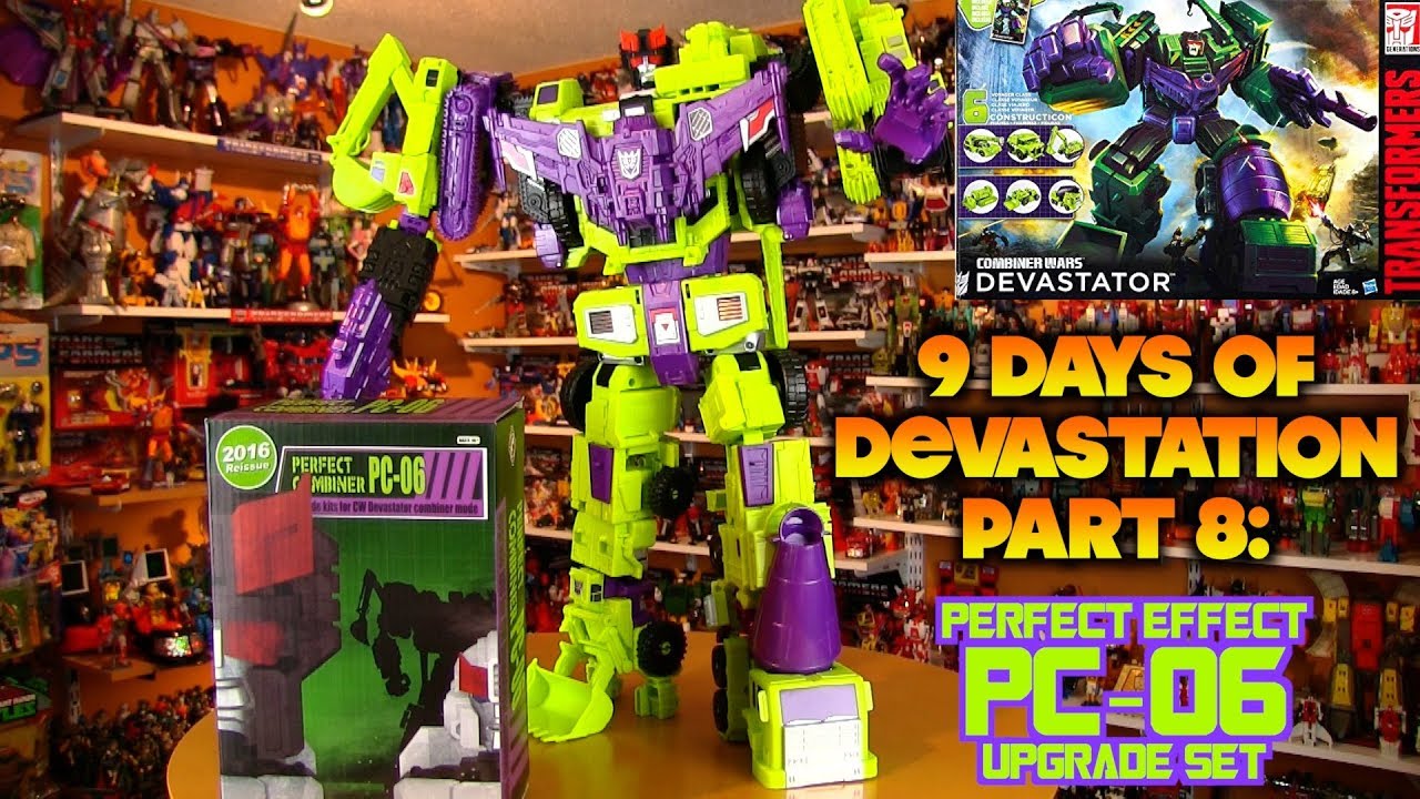 Combiner Wars Devastator [Part 8 of 9] - Perfect Effect PC-06 Upgrade Set
