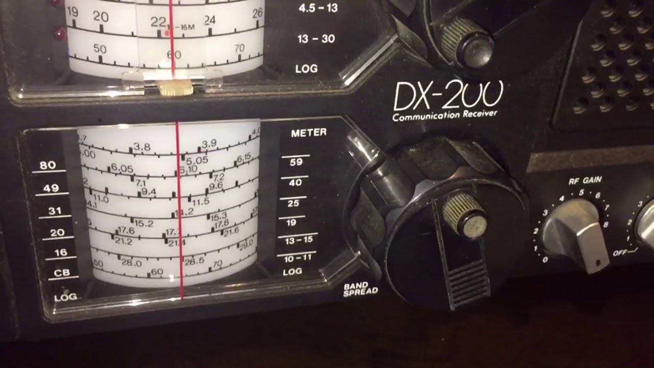Мой реалистичный коммуникационный приемник DX-200, найденный в магазине подержанных вещей за 19 д...