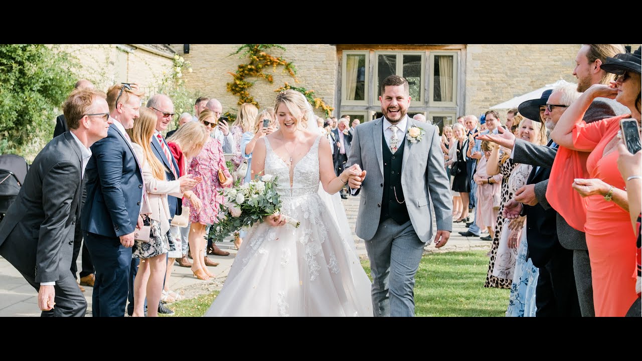 Cotswolds wedding video at Caswell House | Caswell House wedding videography