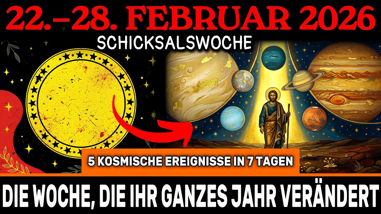 SIE MÜSSEN DAS VOR MORGEN WISSEN! Die Woche 22.–28. Feb – VENUS-JUPITER bringt LIEBE und GLÜCK!