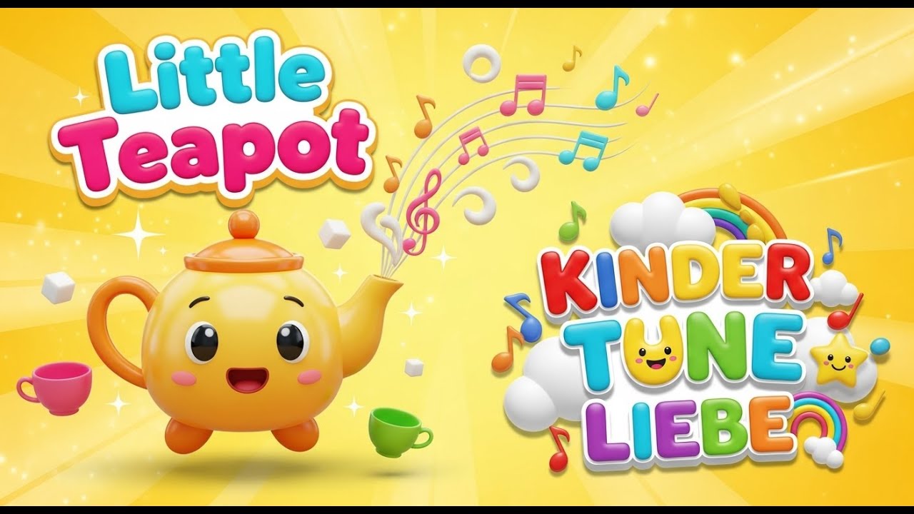 I'm a Little Teapot 🍵 | Cute Baby & Teacup Song | Kids Nursery Rhymes & Sing-Along