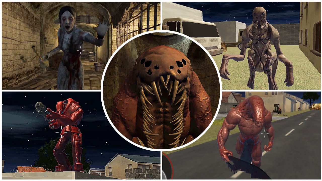Evil Horror Monsters 3 - all bosses | boss fight |