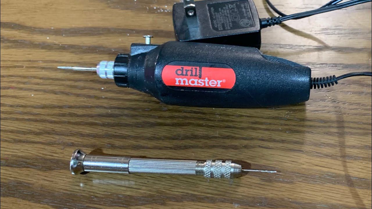 Taladro manual y eléctrico llaveros de resina/Manual drill and electric drill for resin keychains