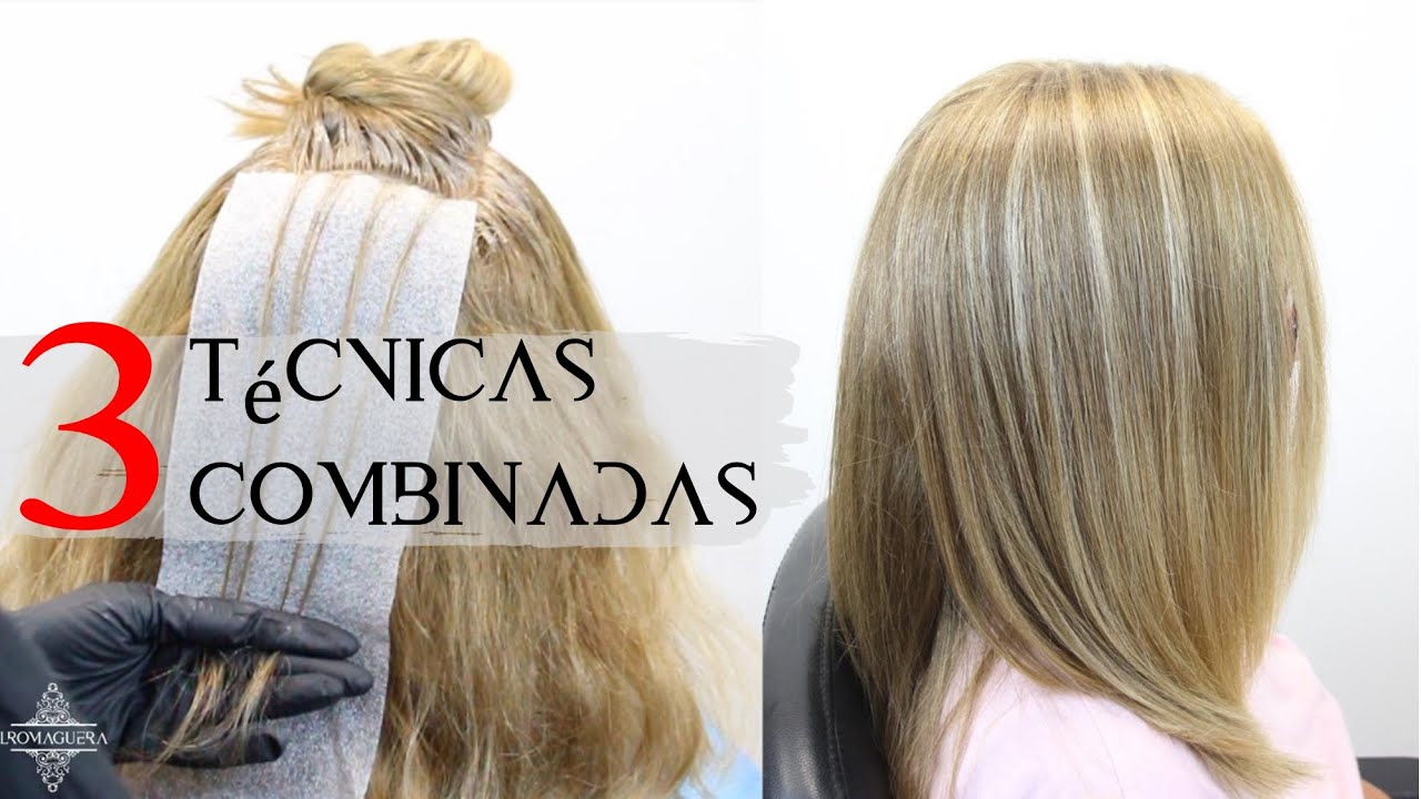 Como  Hacer MECHAS y TINTE al MISMO TIEMPO más MORDIENTE