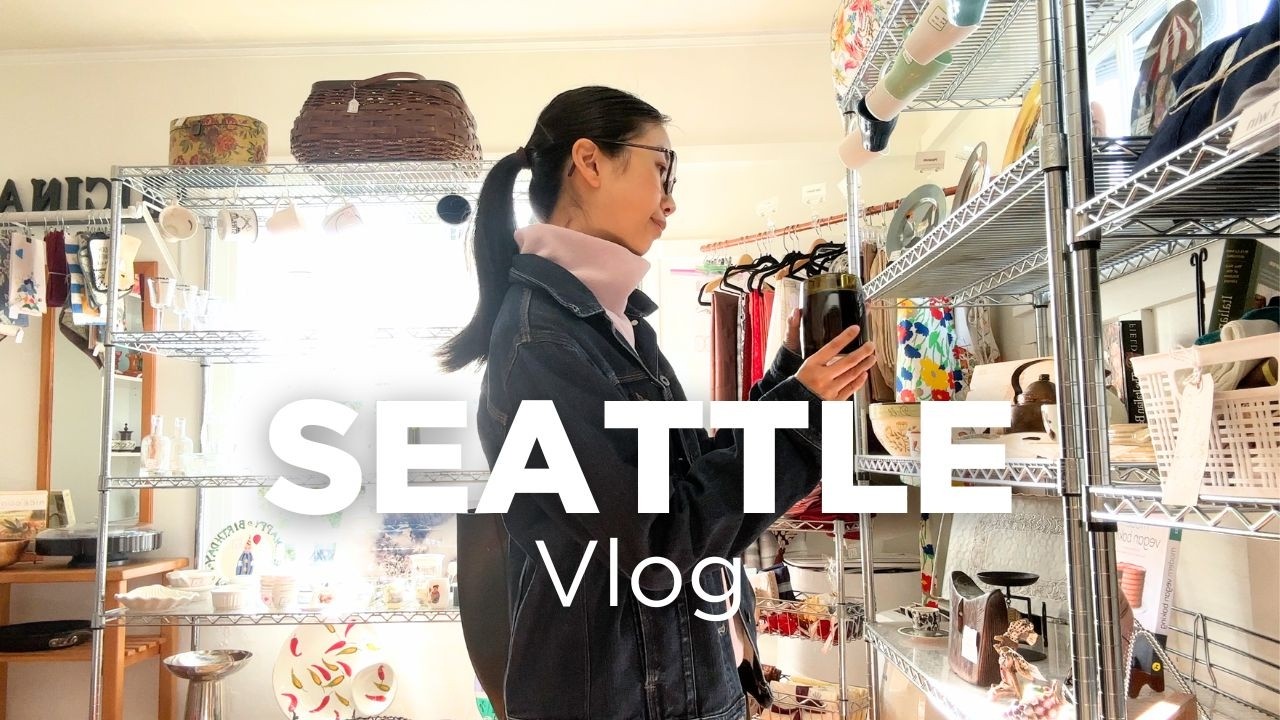 Seattle Vlog 💚 PNW Hike, Vietnamese Coffee, Thrift Shopping, Closet Clean-Out, Lots of Photoshoots