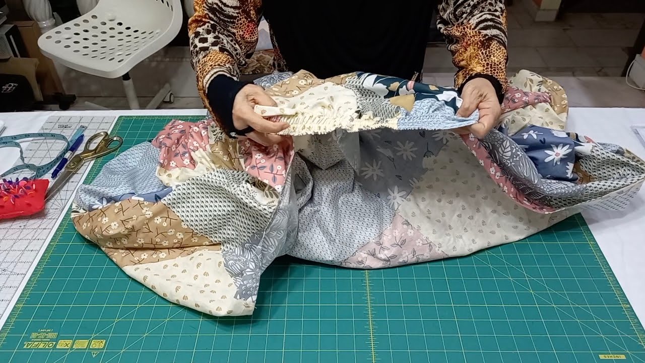 FULL TUTORIAL JAHIT CADAR BERGETAH/ SPREI KARET (FITTED SHEET)