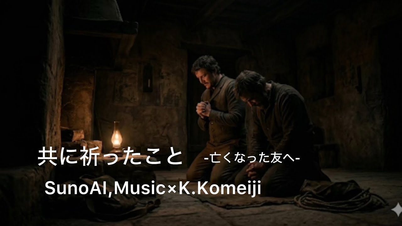 「共に祈ったこと…」  -亡くなった友へ-    SunoAI,Music×古明地幸貴