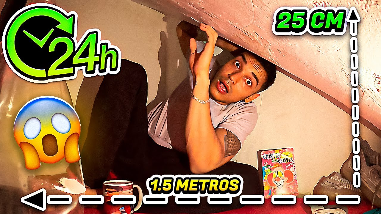 24 HORAS ENCERRADO EN EL CUARTO MÁS PEQUEÑO DEL MUNDO - TATTOXTREME
