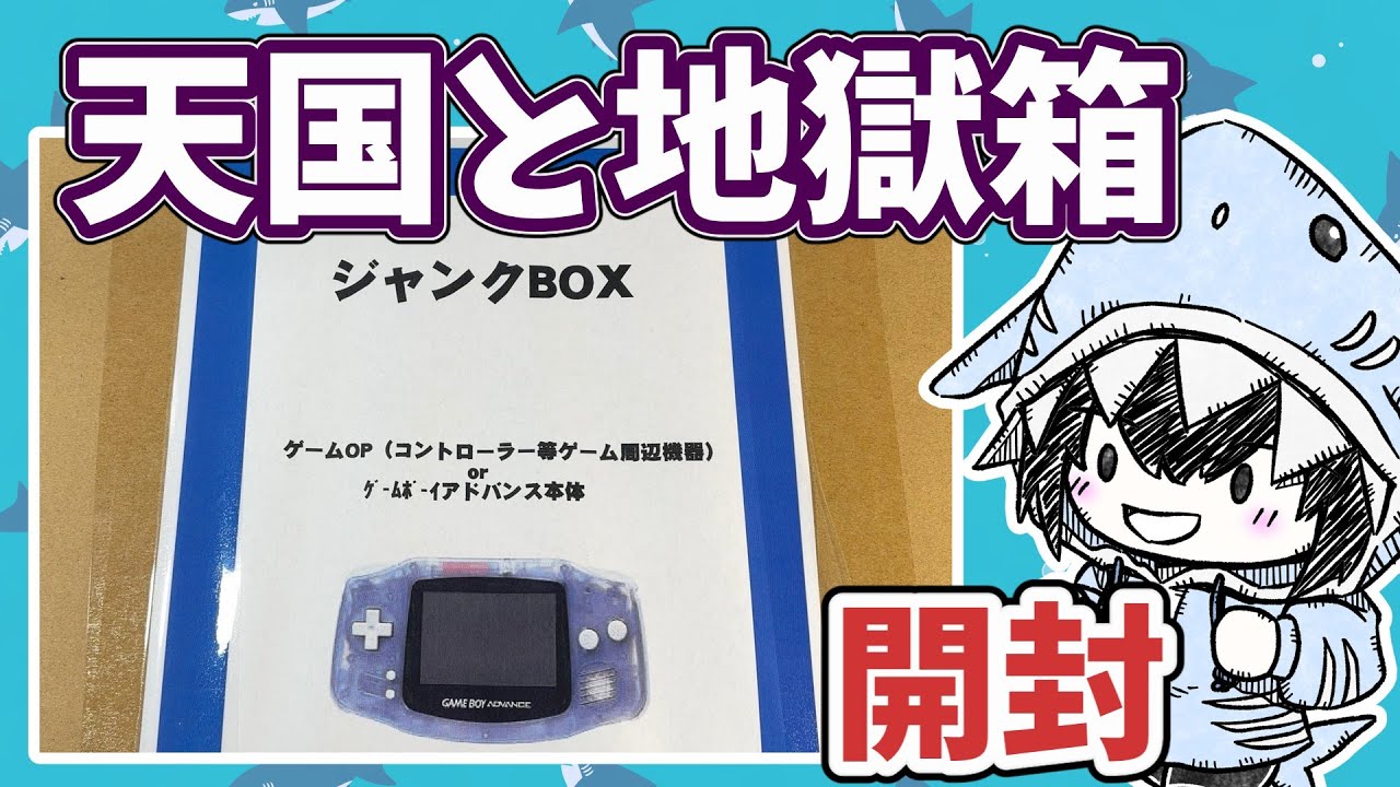 当たりはGBA本体ハズレはジャンク品 天国と地獄箱開封