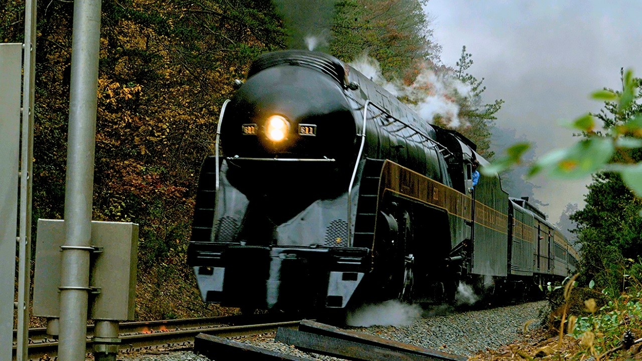 Norfolk & Western 611 | Mainline Steam to Staunton | Shenandoah Valley Limited 2025 [4K]