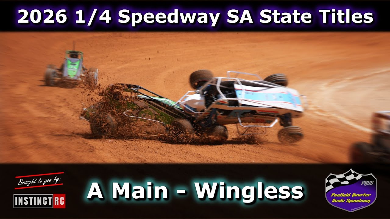 A Main - Wingless - 2026 Quarter Scale Speedway SA State Titles