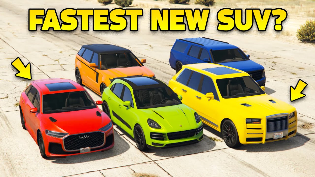 GTA 5 Online Which is Fastest New SUV? | Top Speed, Acceleration