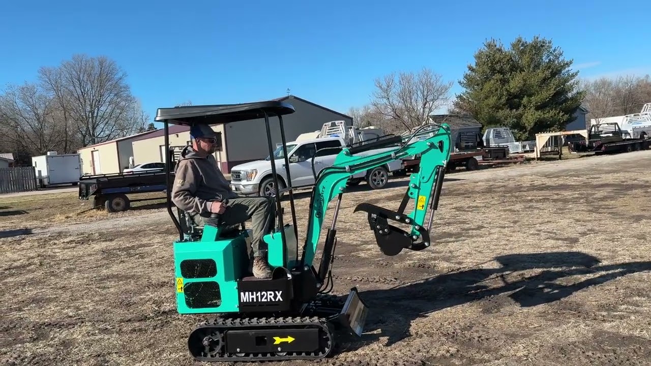 Lot 15-Unused 2025 CFG Industrial MH12RX Hydraulic Mini Excavator Selling at Auction