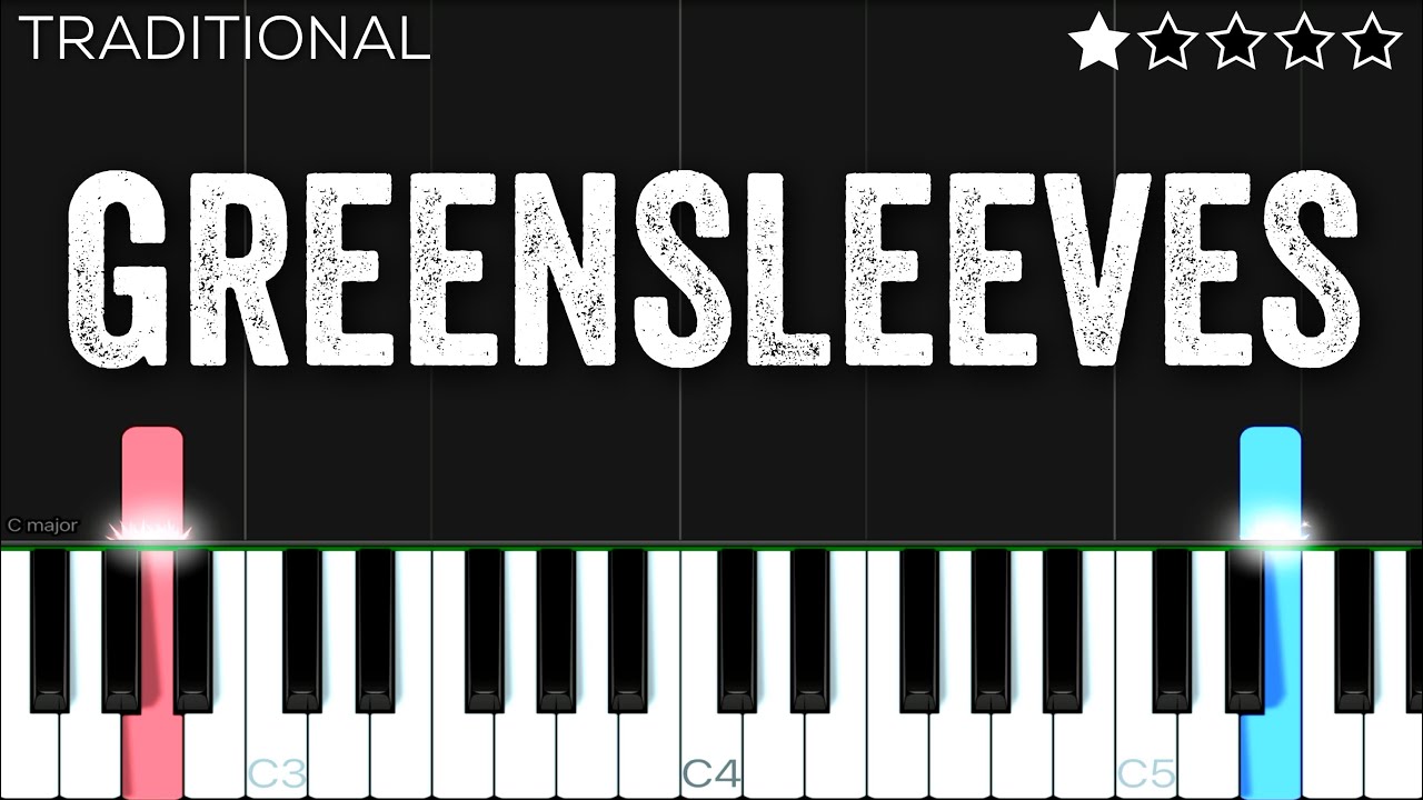 Greensleeves | EASY Piano Tutorial