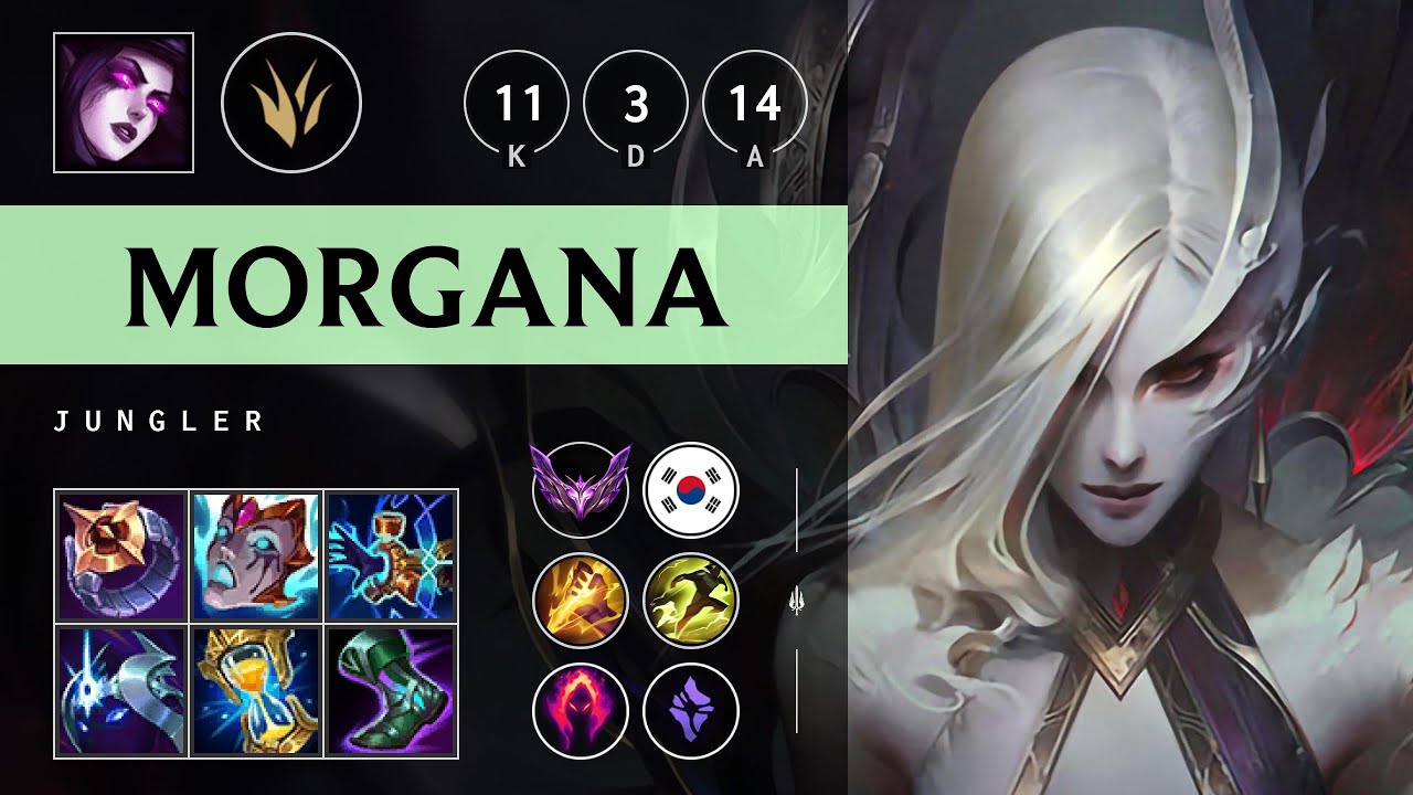 Morgana Jungle vs Shen - KR Master Patch 25.17