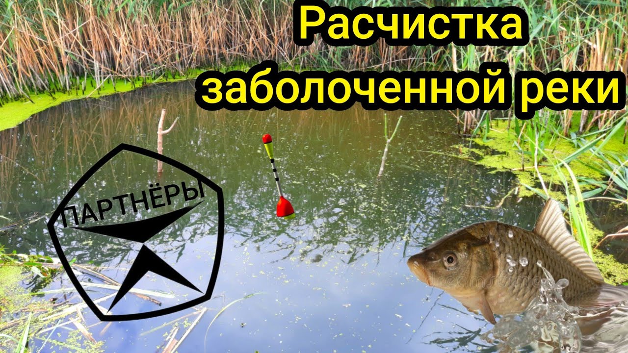 Чистим речку. Делаем место для рыбалки на Казенном Торце.