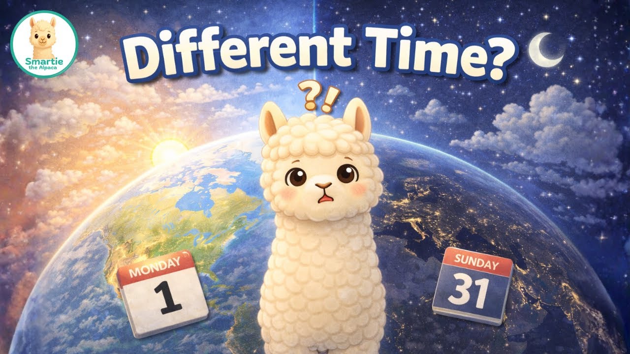 Time Zones,  Days, Months, Years & Time  Explained for Kids ⏰🌍 | How Time Works
