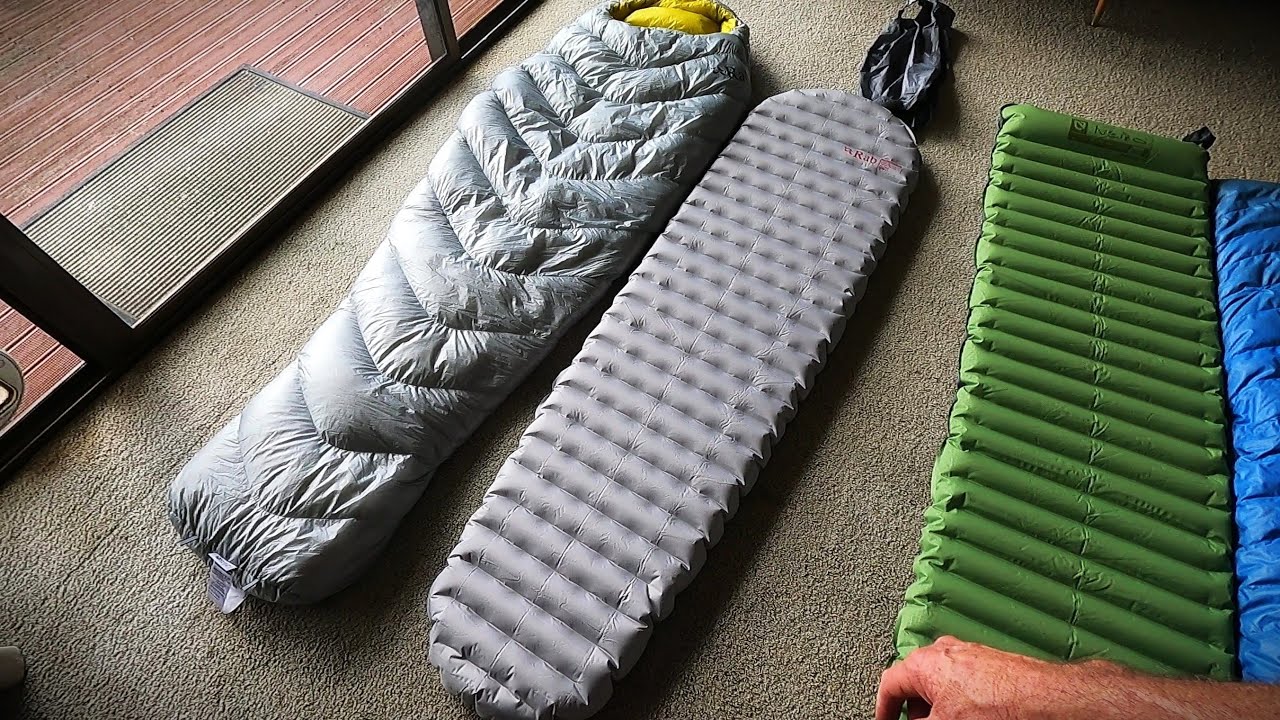 Sleeping bag n air mattress comparison for hunting