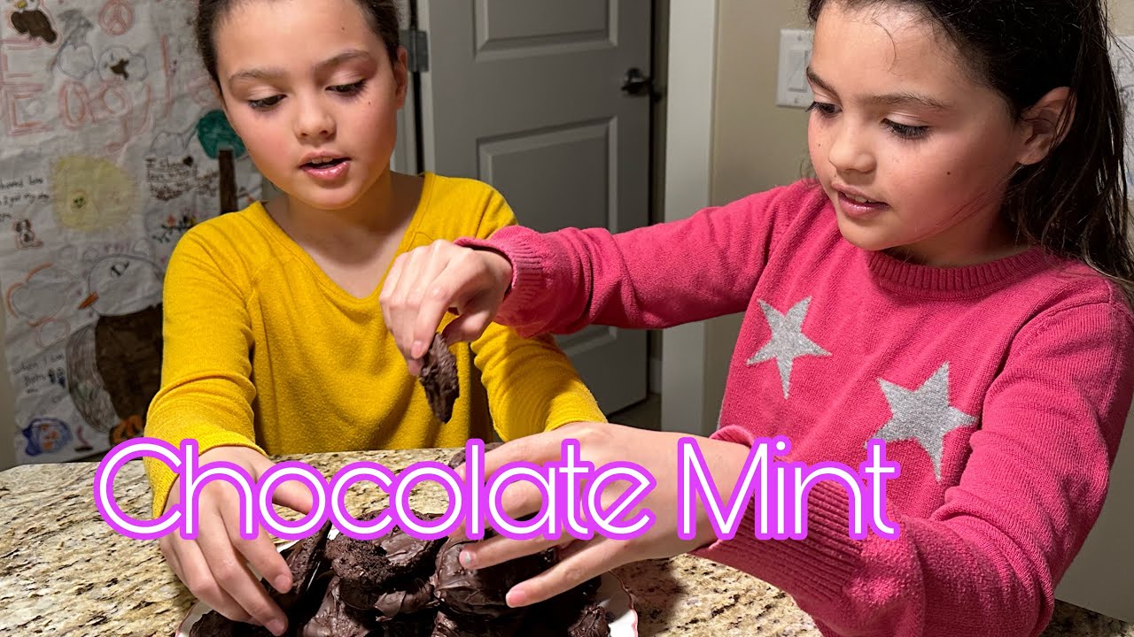 Chocolate Dipped Wafers || Chocolate Covered Mint Cookies